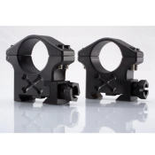 COLLIERS PICATINNY TACTICAL 25,4mm HAUT BLACK ARMOR - TALLEY