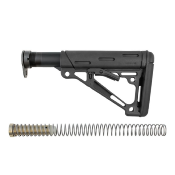 CROSSE REGLABLE TACTICAL AR15 / M16 MIL-SPEC AVEC BUFFER TUBE - HOGUE - NOIR