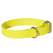 Collier chien PVC Jaune Fluo - 53 cm