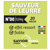 DÉCROCHE LEURRE SAVIOR RING N°00/0,8 KG (X20)