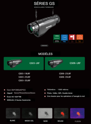 LUNETTE THERMIQUE SYTONG SÉRIE GS03-19LRF