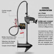 Moteur électrique spécial Float Tube Minn Kota - 30lbs - 12V - 76cm